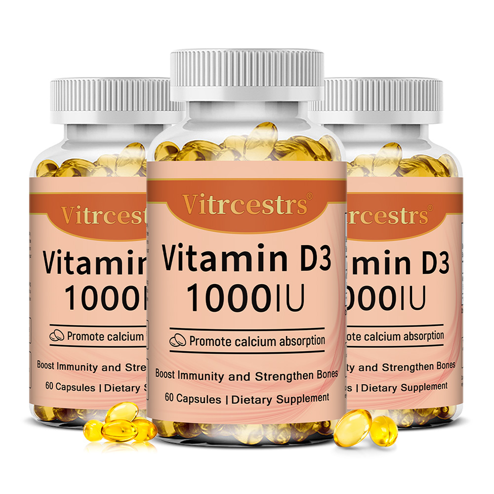Health Wellness Usa - D3 Vitamini 1000 IU Kapsül, Kemik,