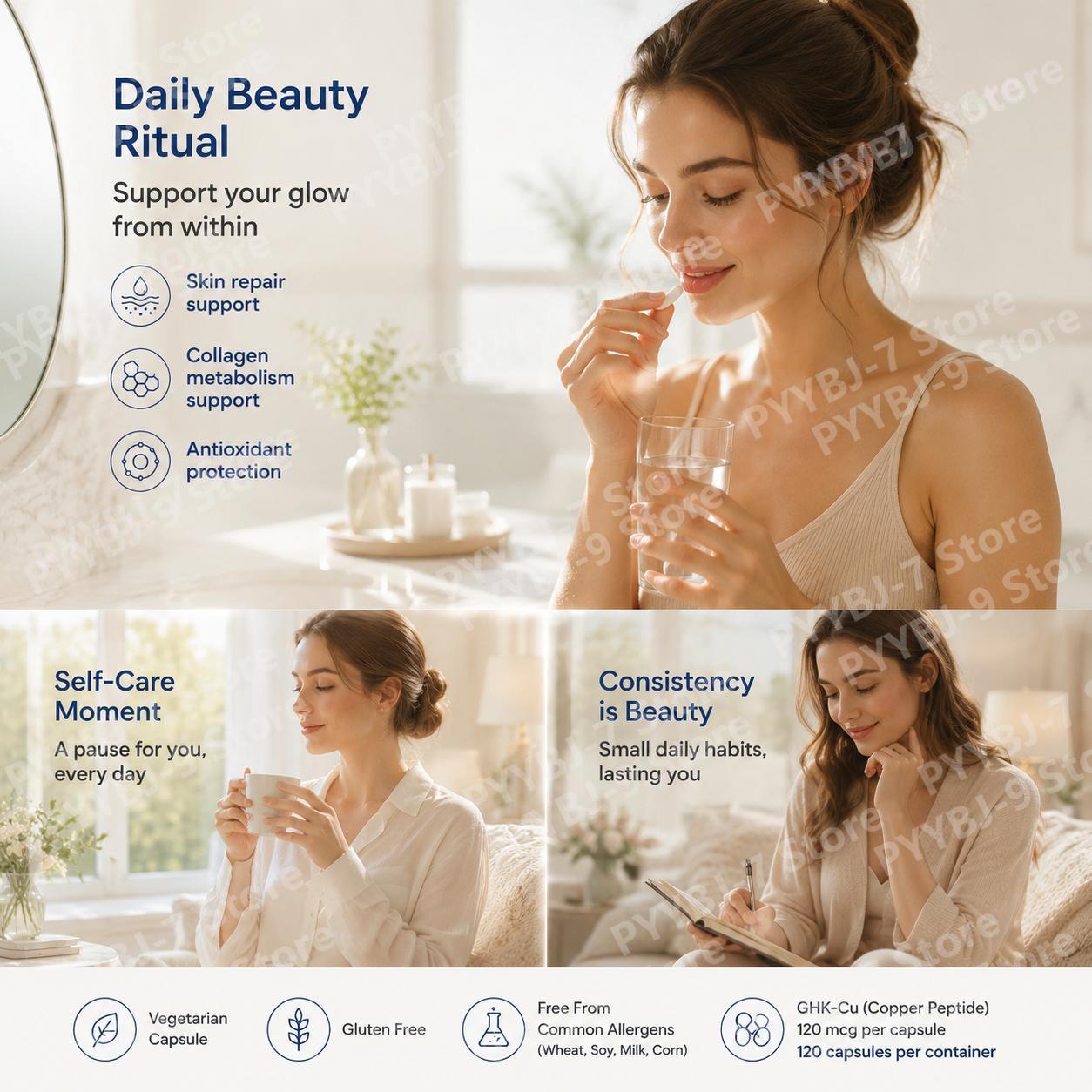 GHK-Cu Bakır Peptit Takviye Ka - Health Wellness Usa incelemesi ve fiyatı