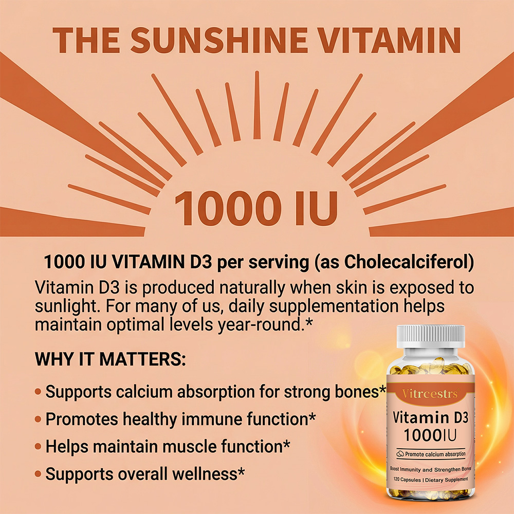 D3 Vitamini 1000 IU Kapsül, Ke - Health Wellness Usa incelemesi ve fiyatı